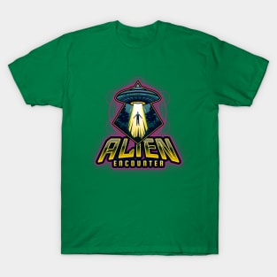 Colorful Alien Encounter Products T-Shirt